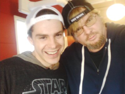 Evan Clinton and Mike Messier