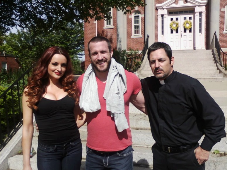 Maria Kanellis, Mike Bennett and David Gere photo: Mike Messier