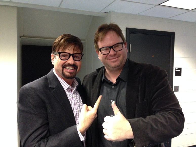 Mike Messier (right) December, 2014. 